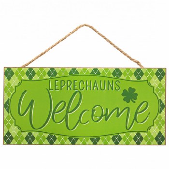 LEPRECHAUNS WELCOME SIGN