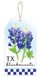 TEXAS BLUEBONNETS SIGN, 12"