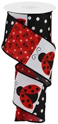 RIBBON #40 LADY BUG, DOT