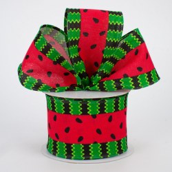 RIBBON #40 WATERMELON STRIPE