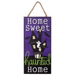 SIGN, HOME SWEET HAUNTED HM