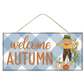 WELCOME AUTUMN SIGN, 12.5&quot;