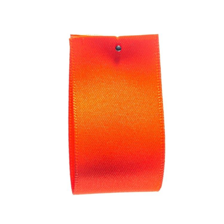 Shocking Orange Satin Ribbon 25 mm