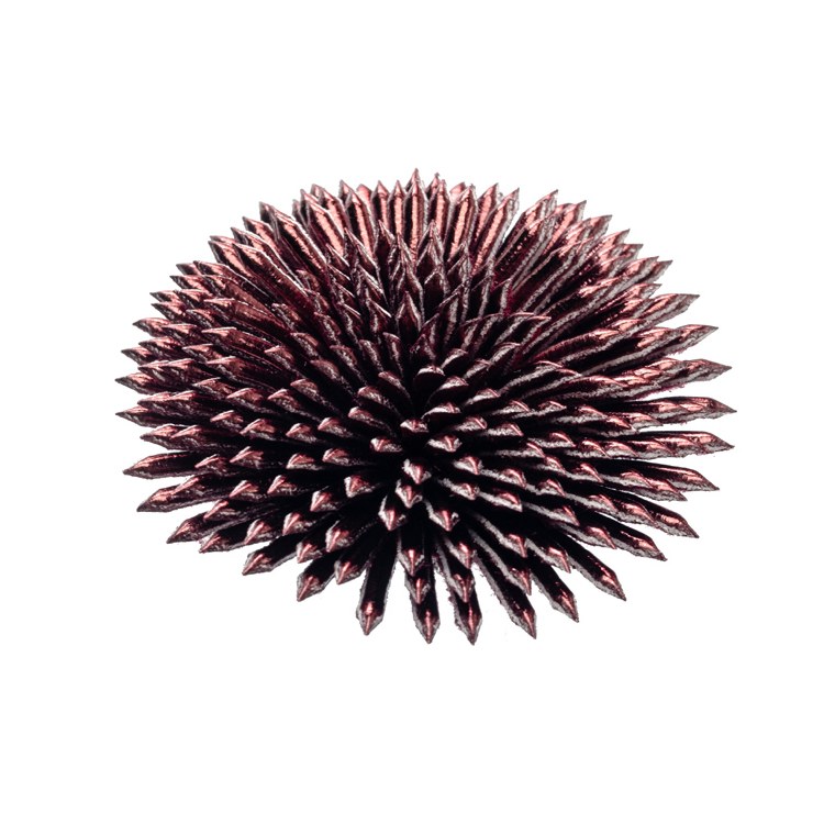 Bronze Faux Leather Sea Urchin 50 mm