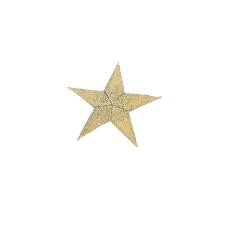 Gold Star Motif 60mm 60 mm