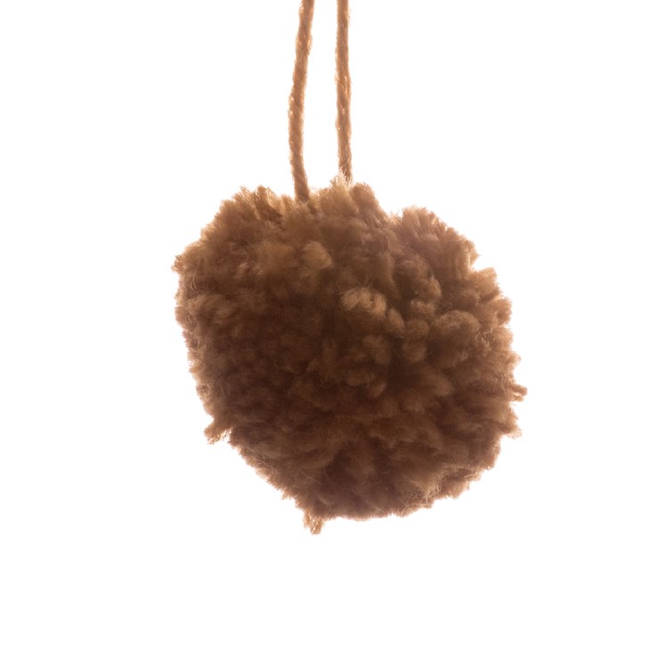 Sable Twig Pom Pom with Loop 45 mm