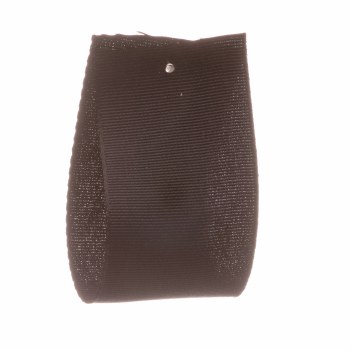 Black Fine Silk Grosgrain Ribbon 15 mm