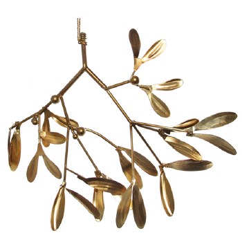 Gold Metal Mistletoe 210 mm