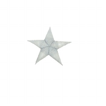 Silver Star Motif 60mm 60 mm