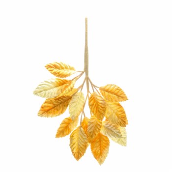 Marigold Velvet Leaf Branch 200 mm