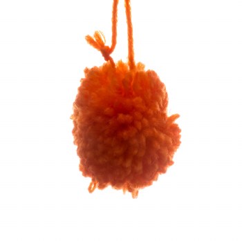 Red Hot Poker Pom Pom with Loop 45 mm