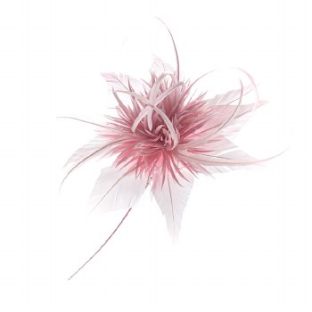 Rose Blush Feather Flower 200 mm