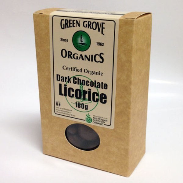 Dark Choc Licorice 180g