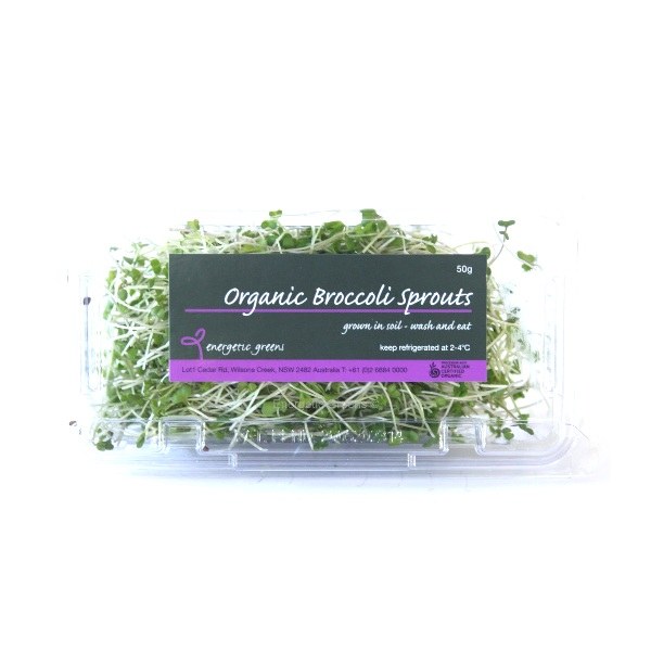 Organic Sprouts Broccoli 50G Punnet