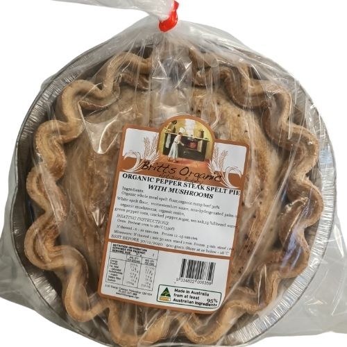 Pie Pepper Steak M'Room Large 900g