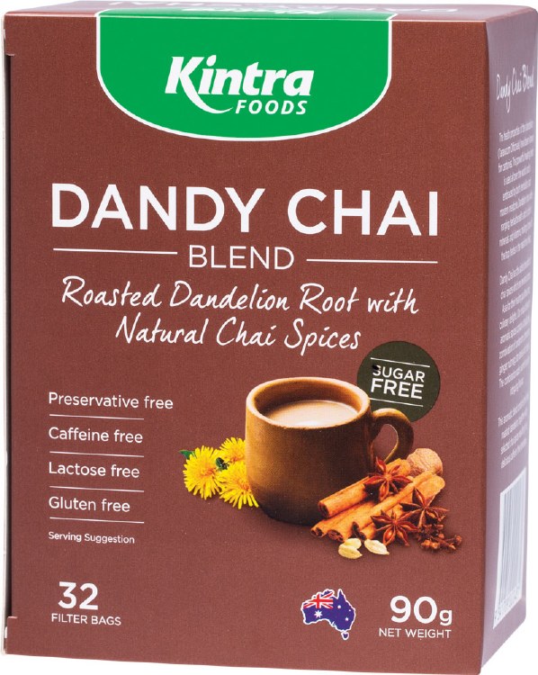 Dandy Chai - Roasted Dand. Root Tea Bags X 32 90g