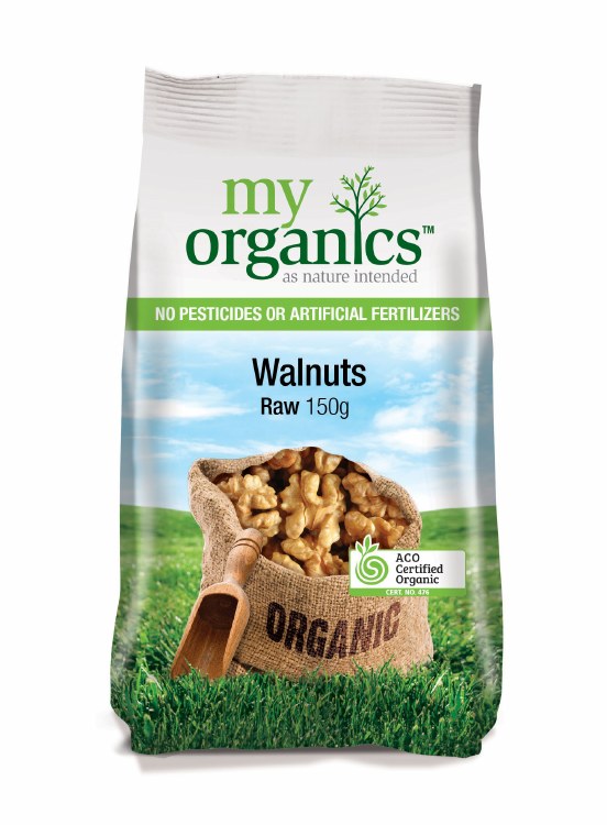 Organic Walnuts Raw 150g