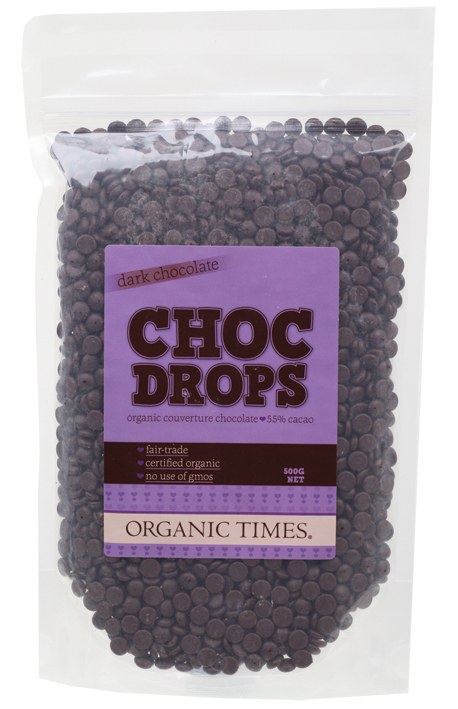 Choc Drops Dark Chocolate Couvertre Drops 500g