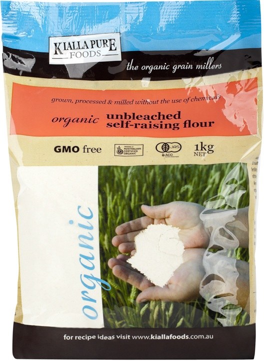 Organic Unbleached Self Raising Flour 1kg