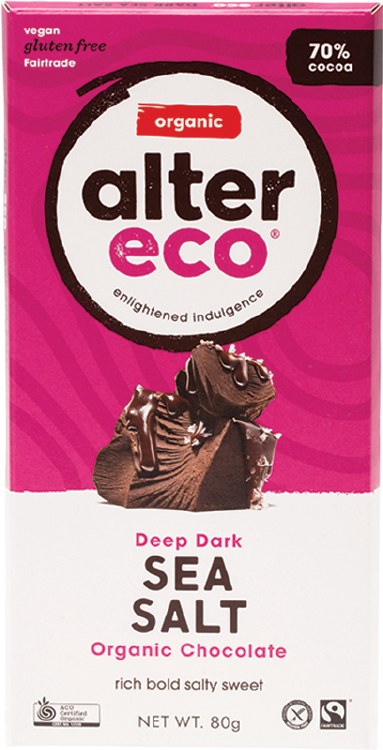 Chocolate (Organic) Dark Sea Salt 80g