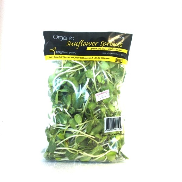 Organic Sprouts Sunflower 100G bag