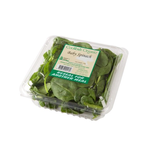 Organic Spinach Baby 120g