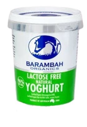 Yoghurt Natural Lact Free 500g