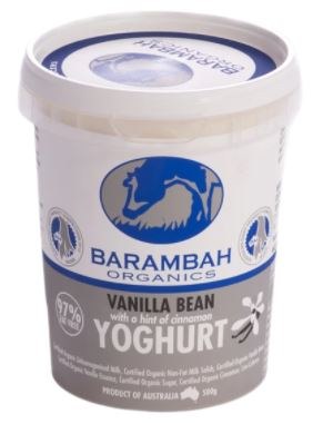 Yoghurt Vanilla Cinnamon 500g Lactose Free