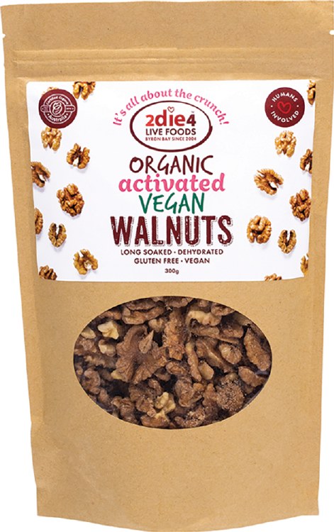 Activated Organic Walnuts Vegan 300g