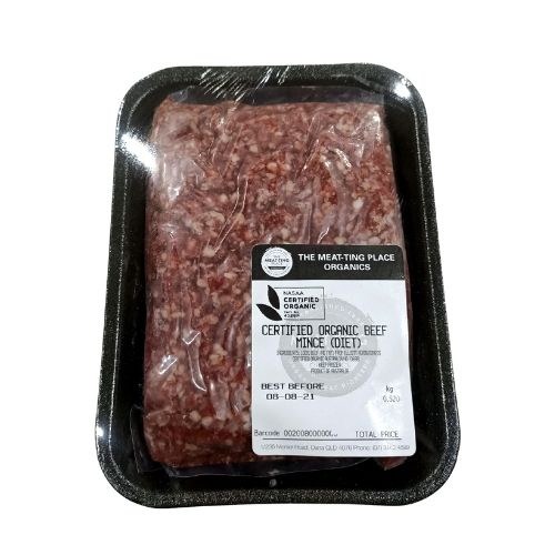 Certified Organic Beef Mince - Diet 500g