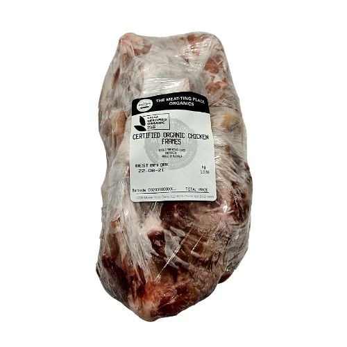 Certified Organic Chicken Frames 1kg