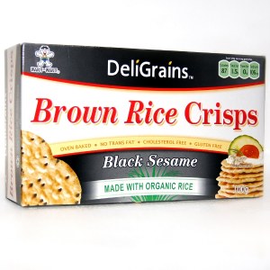 Rice Crisp Black Sesame 100g