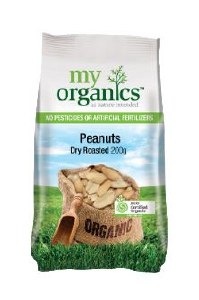 Peanuts Dry Roasted 250G My Organics