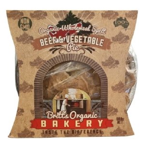 Pie Beef And Vegetable Large 900g