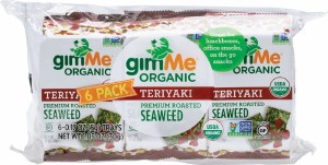 Roasted Seaweed Snacks Teriyaki - 6 Pack 6x5g