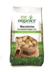 Organic Macadamia Dry R&S 200g