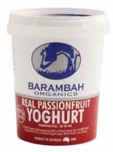 Yoghurt Passionfruit 500G Tub Lactose Free