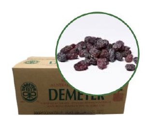 Dried Sultanas 12Kg Biodynamic