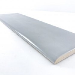 MAIOLICA BULLNOSE TENDER GRAY MAIOLICA BULLNOSE TENDER GRAY