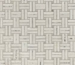 CARRARA / WHITE - BASKETWEAVE