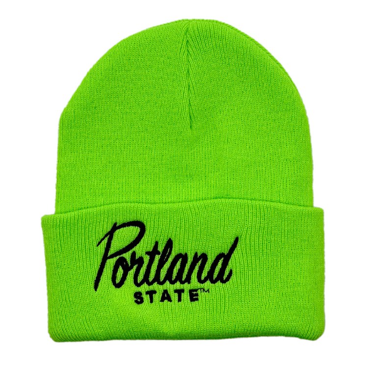 PSU Beanie Neon Green