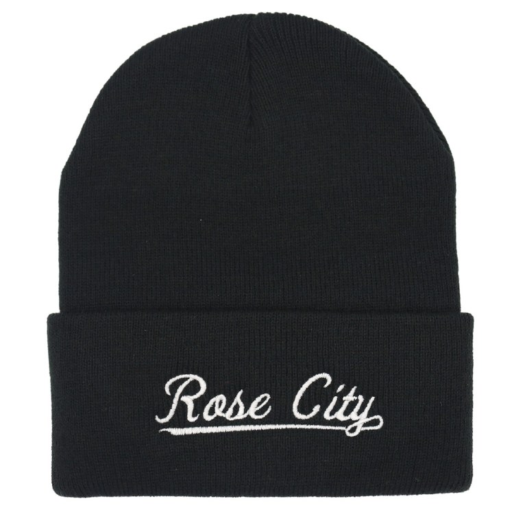 Rose City Beanie Black