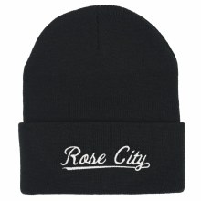 Rose City Beanie Black