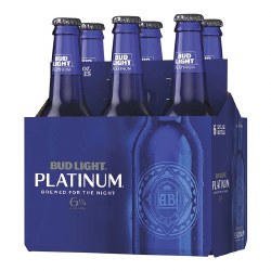 Bud Light Platinum 6pk Btl