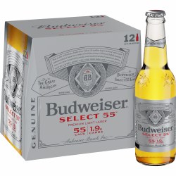 Budweiser 55 Select 12 Pk Btl