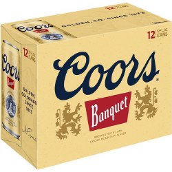 Coors Banquet 12 Pk Cans