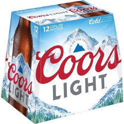 Coors Light 12 Pk Btl