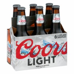 Coors Light 6 Pk Btl