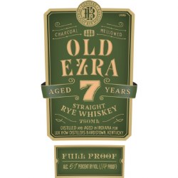 Ezra Rye 7 Year 750ml