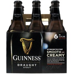 Guinness Draught Stout 6pk Btl